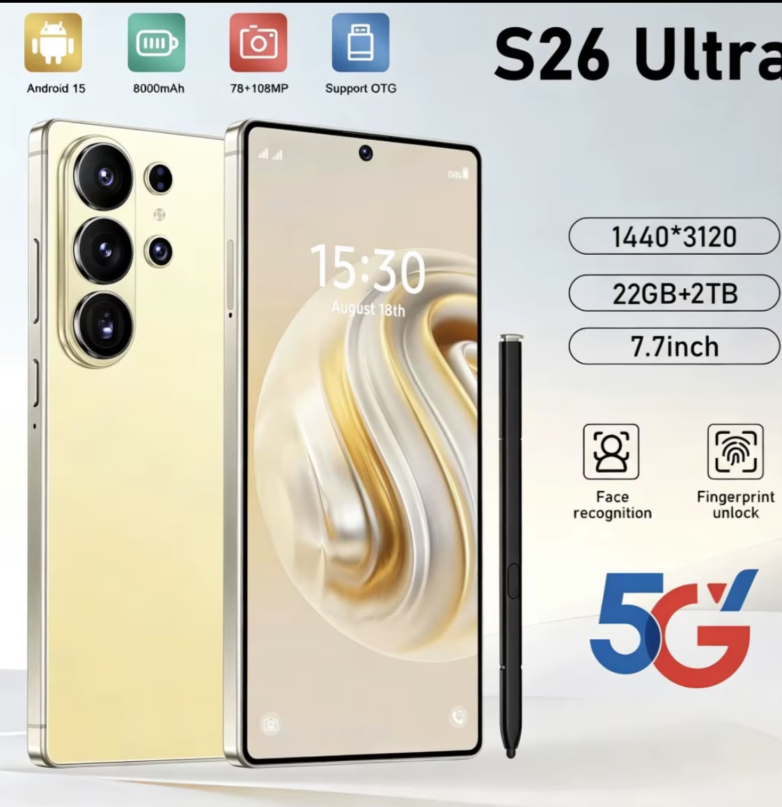 Smartphone S26 Ultra 5G — Oferta de verano